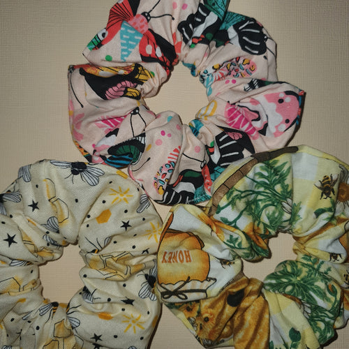 Bees & Butterfly Scrunchies