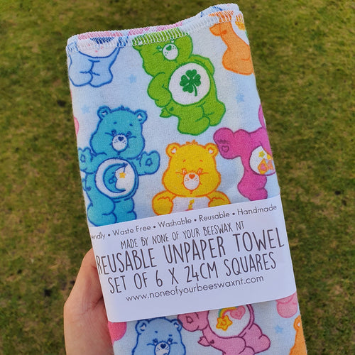 UnPaper Towel 6 Pack ~ Care Bears!