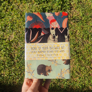 Aussie Wildlife Beeswax Wraps (Jocelyn Proust)