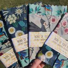 Load image into Gallery viewer, Aussie Wild Birds Beeswax Wraps (Jocelyn Proust)