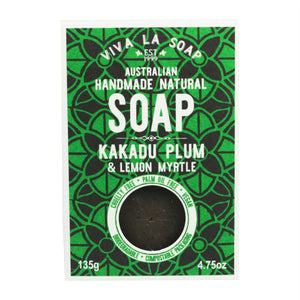 Kakadu Plum Lemon Myrtle Natural Soap 135gm Viva La Body