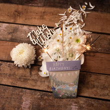 Load image into Gallery viewer, Happy Birthday Picnic Gift of Seeds Card