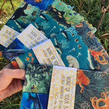 Load image into Gallery viewer, Ocean Beauty Beeswax Wraps