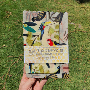 Australian Wild Birds *Cockatoo & Parrots* Beeswax Wraps (Jocelyn Proust)