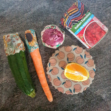 Load image into Gallery viewer, Fruit &amp; Vegetable Ends 4 Set XS Beeswax Wraps