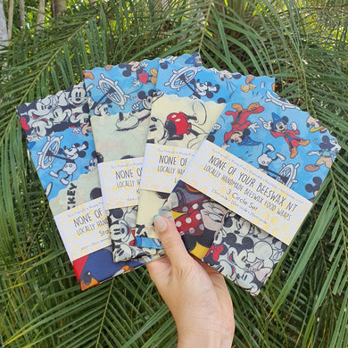 BACK IN STOCK! Mickey Mouse Beeswax Wraps (DISNEY)