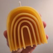 Load image into Gallery viewer, Rainbow 100% Pure Beeswax Candle