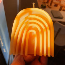 Load image into Gallery viewer, Rainbow 100% Pure Beeswax Candle