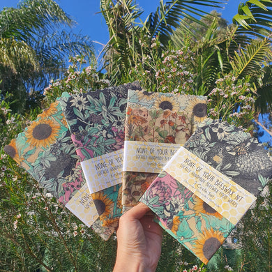 Aussie Flora & Fauna Beeswax Wraps (The Scenic Route) LAST CHANCE
