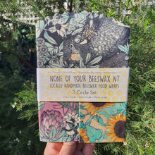 Load image into Gallery viewer, Aussie Flora &amp; Fauna Beeswax Wraps (The Scenic Route) BACK IN STOCK
