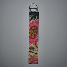 Load image into Gallery viewer, Leafy Floral Wristlet - Key Fob