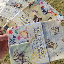Load image into Gallery viewer, Winnie the Pooh Bear &amp; Friends Beeswax Wraps (DISNEY)
