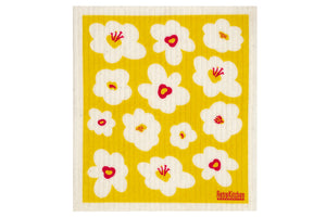 Sponge Dish Cloth - RETRO FLOWERS (RetroKitchen)