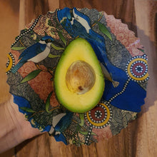 Load image into Gallery viewer, None of Your Beeswax NT Aboriginal Design Avocado Saver Beeswax Wrap