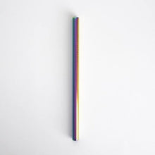 Load image into Gallery viewer, None of Your Beeswax NT Stainless Steel Straw Bubble Tea Rainbow Stainless Steel Straw