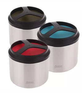 Oasis Oasis Insulated 1L Food Container, Charcoal Lid