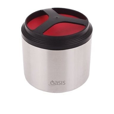 Oasis Oasis Insulated 1L Food Container, Red Lid