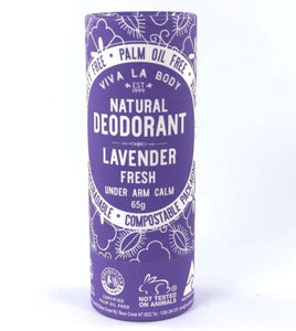 Viva La Body Deodorant Lavender Fresh (Purple) Viva La Body Natural Deodorant - Lavender Fresh